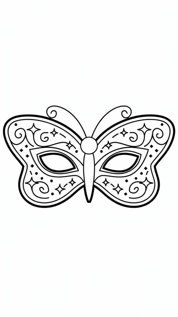 carnival ticket coloring page