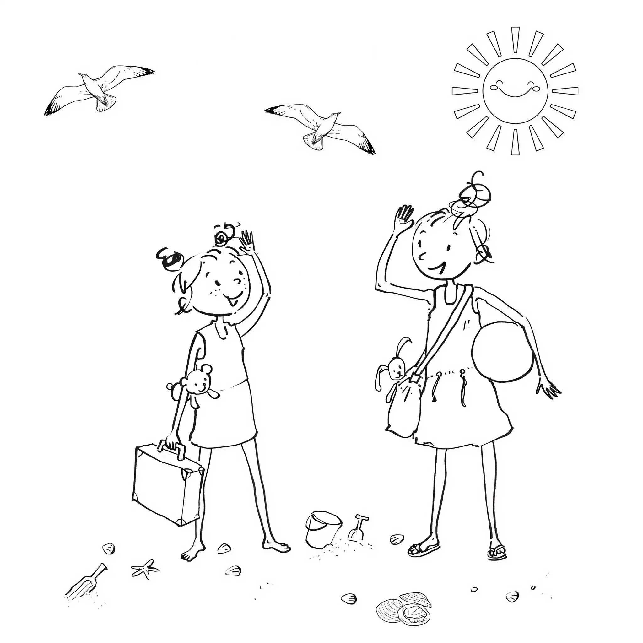 kleurplaten de zoete zusjes