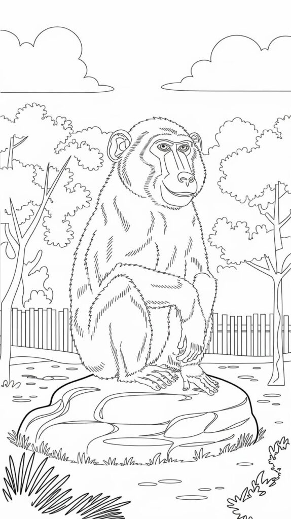 coloring pages zoo animals