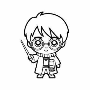 kleurplaten harry potter