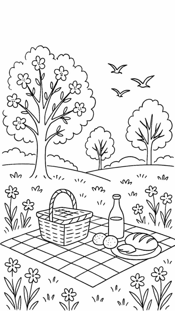 ausmalbilder frühling erwachsene