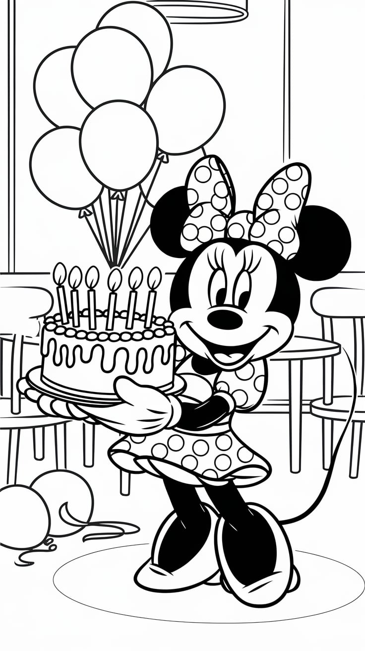 kleurplaten mickey mouse en minnie mouse