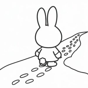 miffy coloring page