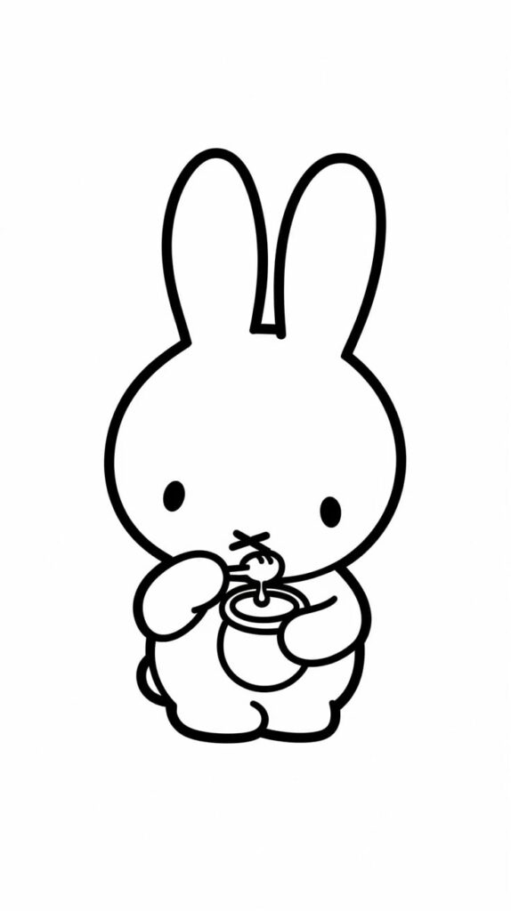 coloring pages of miffy