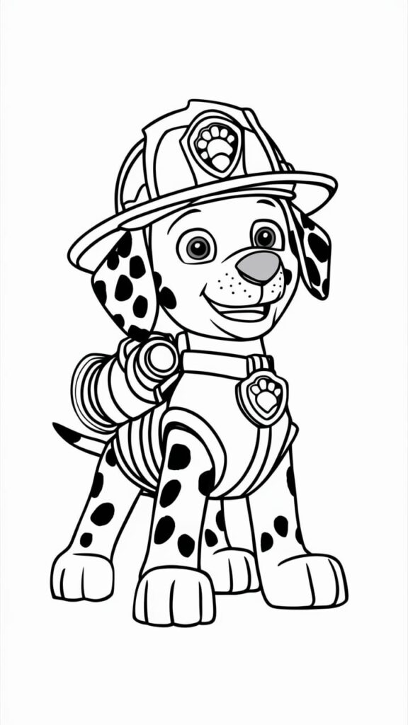 paw patrol colorare