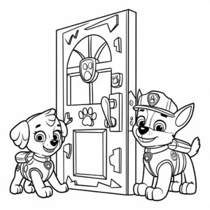 immagini da colorare paw patrol