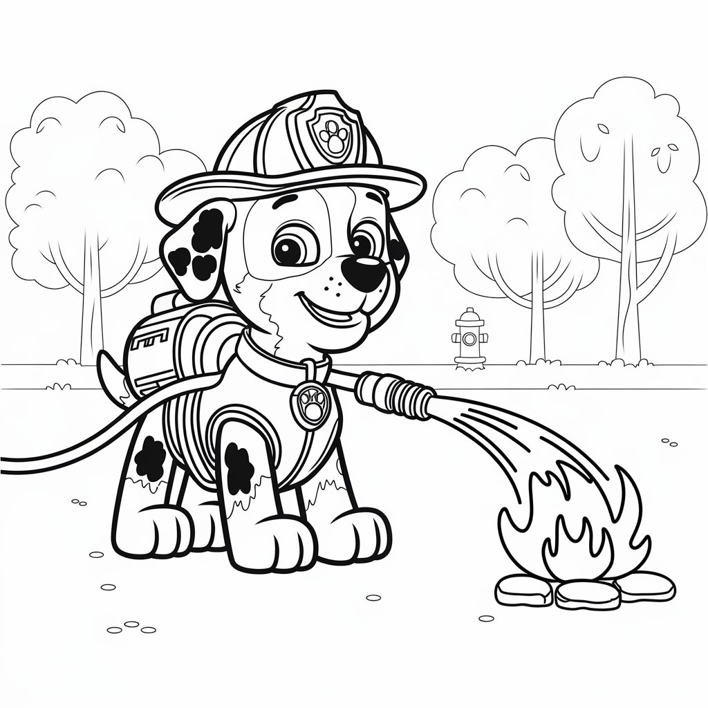 kleurplaten paw patrol