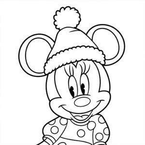 minnie colorare