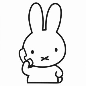 miffy free coloring pages