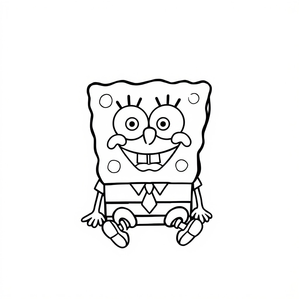 kleurplaten van spongebob