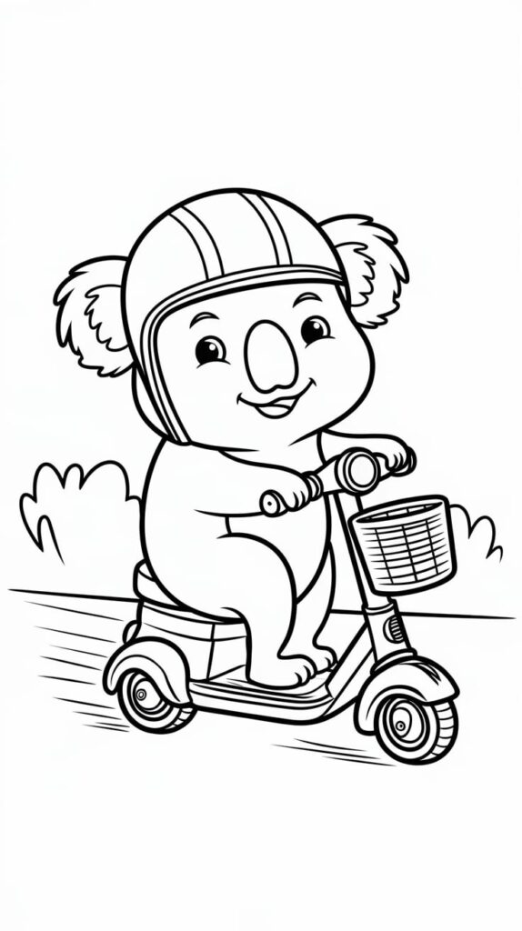 free koala bear coloring pages