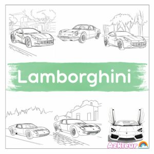 Lamborghini para colorir