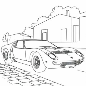 lamborghini aventador coloring pages