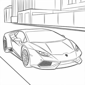 coloring pages lamborghini