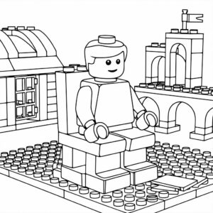 lego friends coloring pages