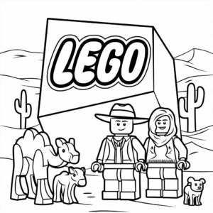 coloring lego pages