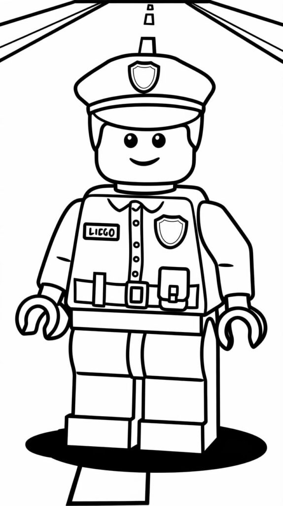 legos coloring pages