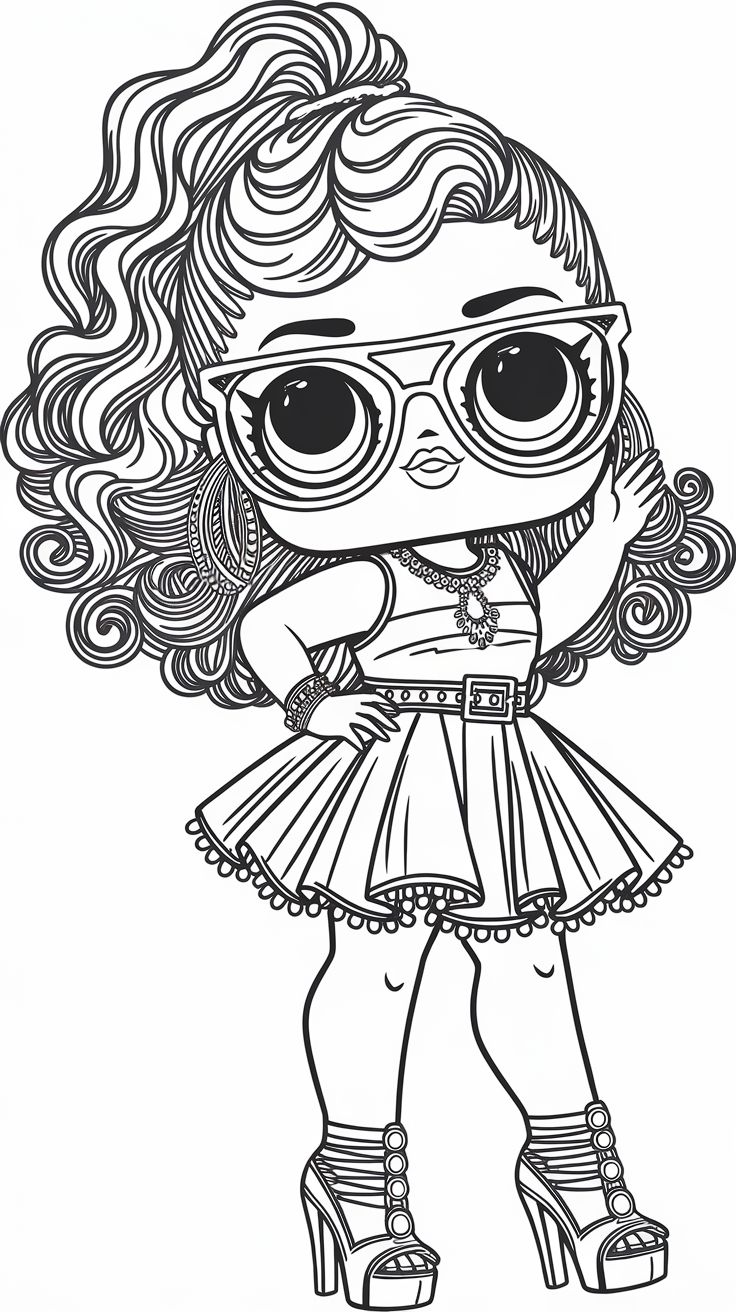 ausmalbild lol surprise