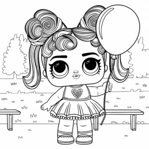 lol doll coloring pages