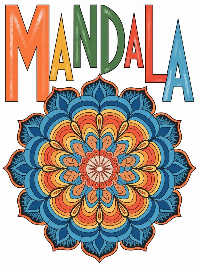 Mandala Kleurplaat