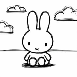 miffy printable coloring pages free