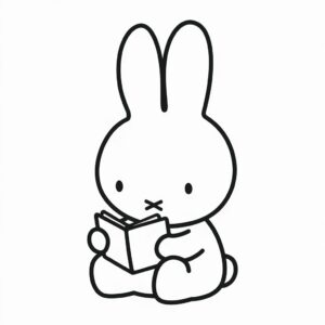 miffy and snuffy coloring pages