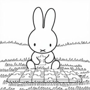 miffy and friends coloring pages