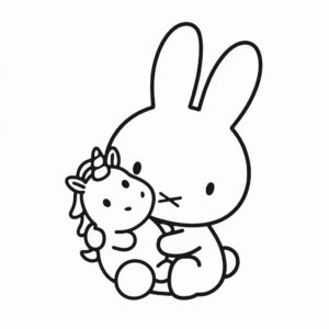 miffy coloring pages