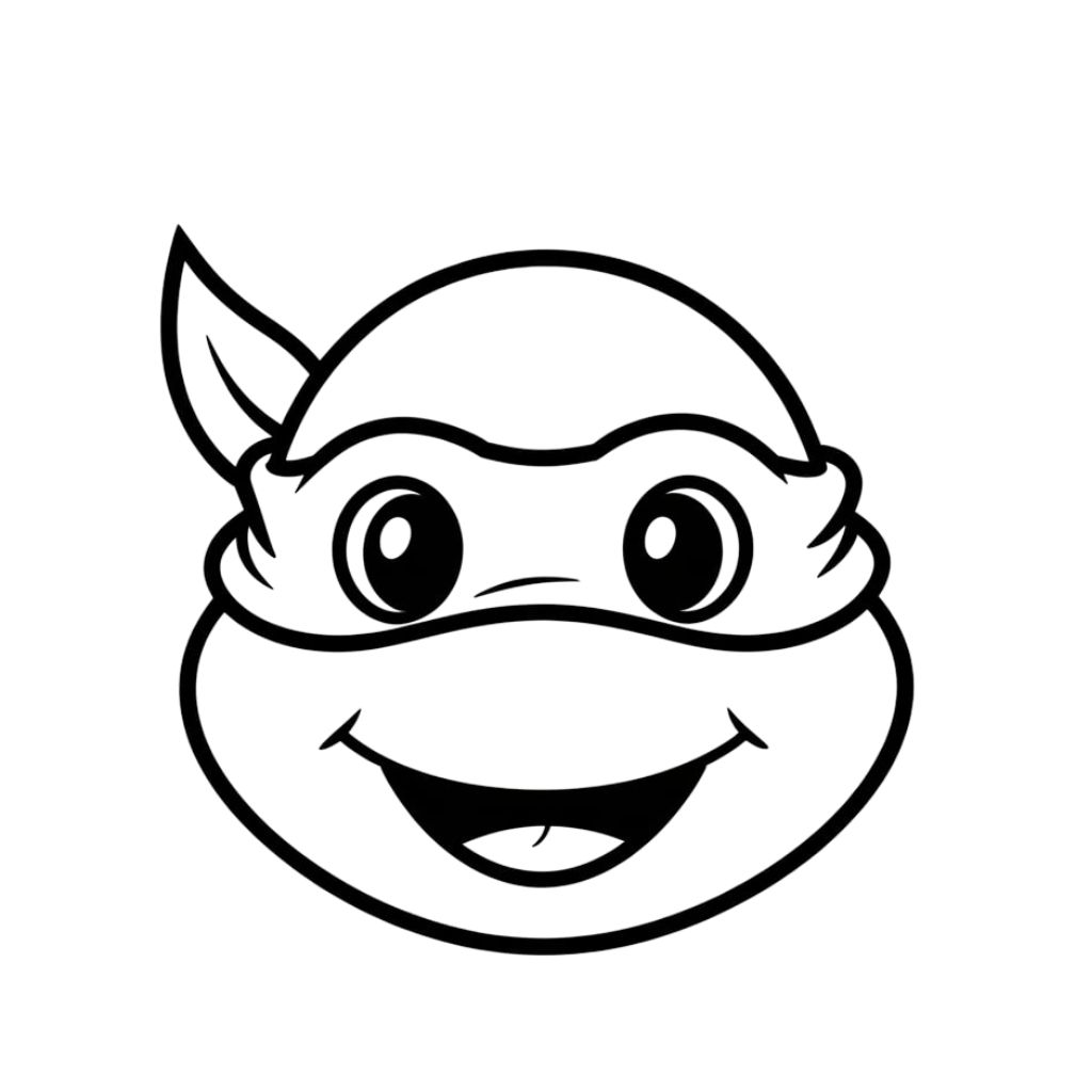 kleurplaat ninja turtles