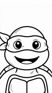 ninja turtles kleurplaten