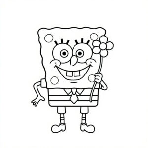 patrick spongebob kleurplaat