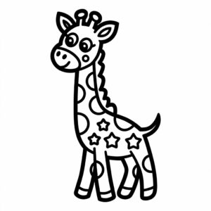 adult coloring pages giraffe