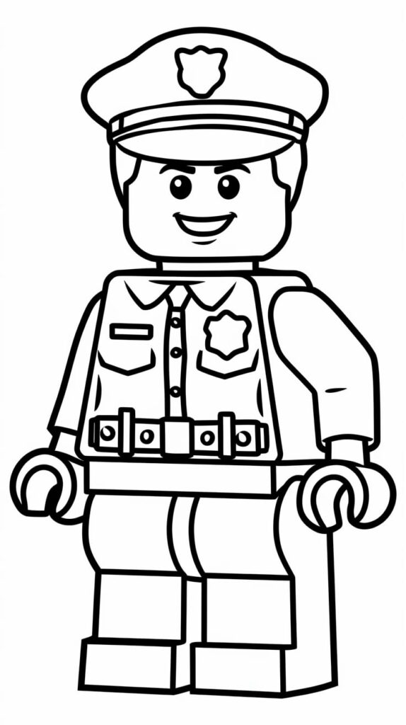 police car coloring pages printable