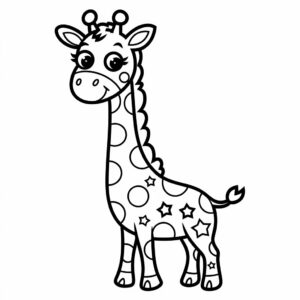 baby giraffe coloring pages