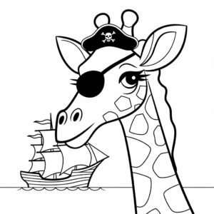 coloring pages for adults giraffe