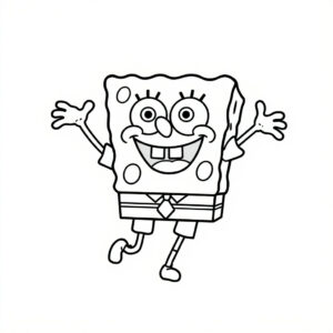 spongebob kleurboek