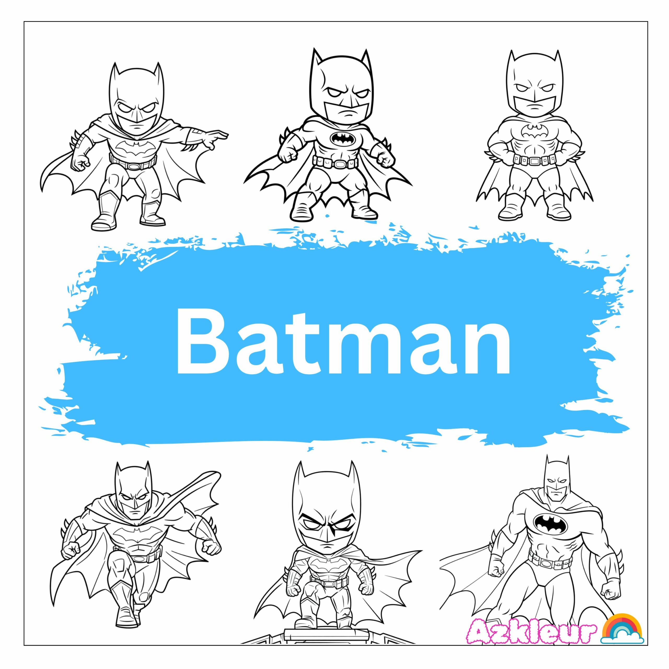 Disegni Da Colorare Batman Stampare