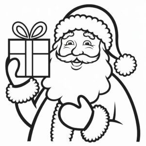 christmas coloring pages santa