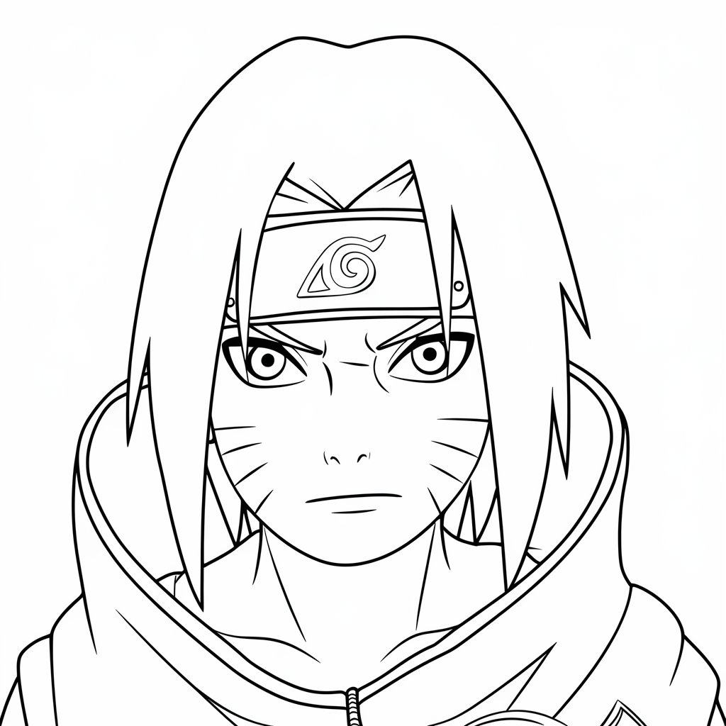 itachi kleurplaat