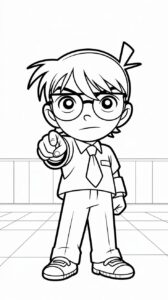 Kleurplaat Detective Conan PDF
