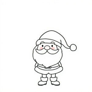 santa claus coloring pages