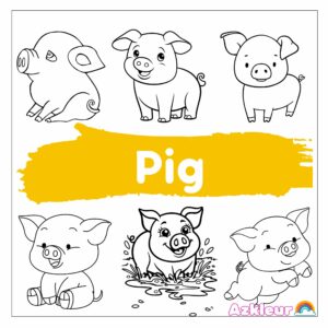 Schwein Ausmalbild