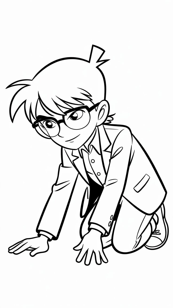 Disegno stampabile di Detective Conan
