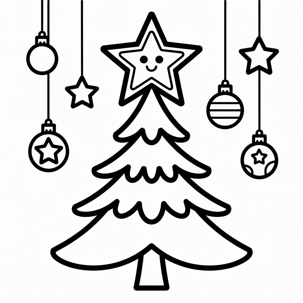 Sterren als decoratie print