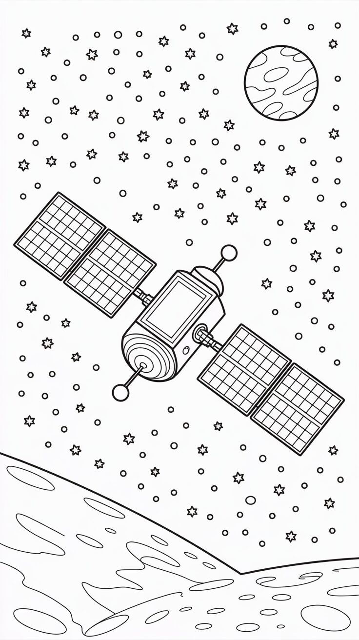 Sterren in de ruimte print