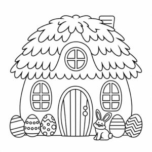 house coloring pages