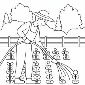 coloring pages animals farm