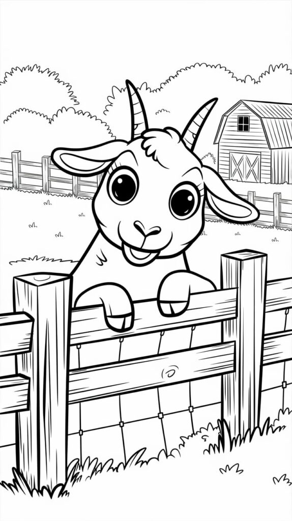 coloriage de la ferme