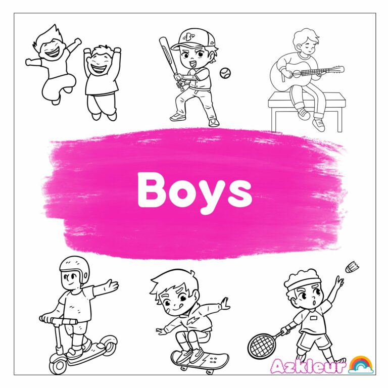 Free Printable Coloring Pages for Boys - 19 Pages to Download (PDF)