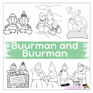 Buurman en Buurman Kleurplaat 